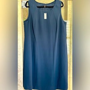 New with tags! Talbots teal sleeveless dress, Size 18W